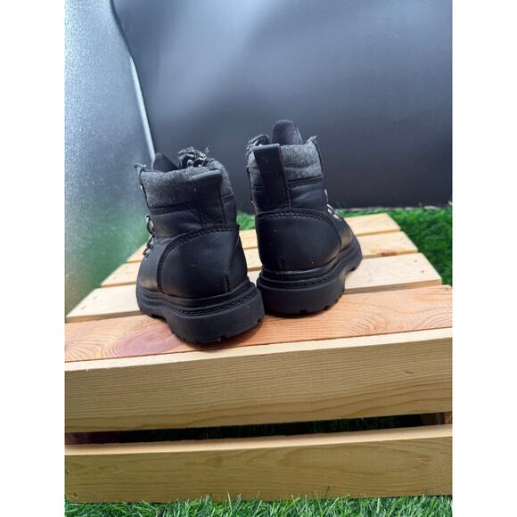 Cat&Jack Kids- Black-Combat Boots-Size 6 - Picture 3 of 10